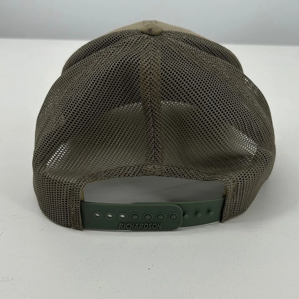 Richardson 112 Inyo National Forest California Trucker Hat Snapback Olive Brown